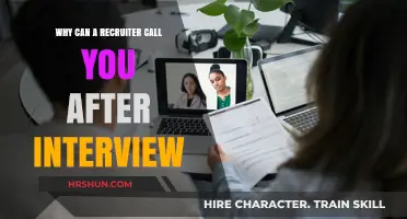 Post-Interview Calls: What Recruiters Really Want to Know
