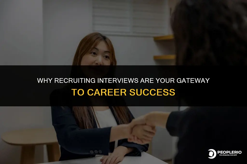 why do you want to get into recruiting interview