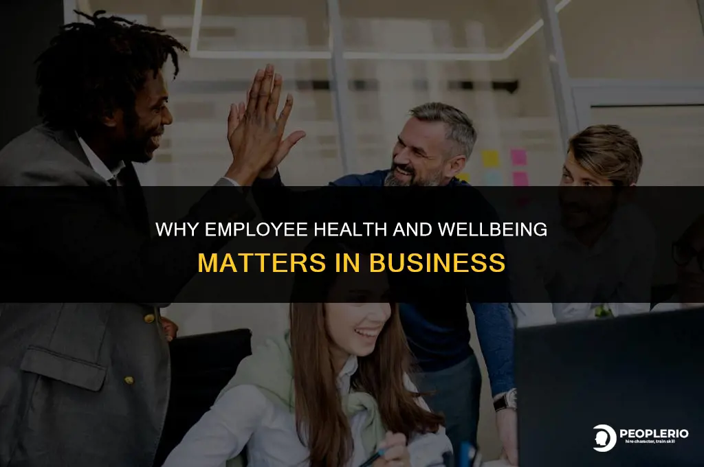 why employee health and wellbeing matters in business