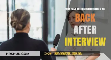 Why Haven't I Heard Back from the Recruiter After My Interview?