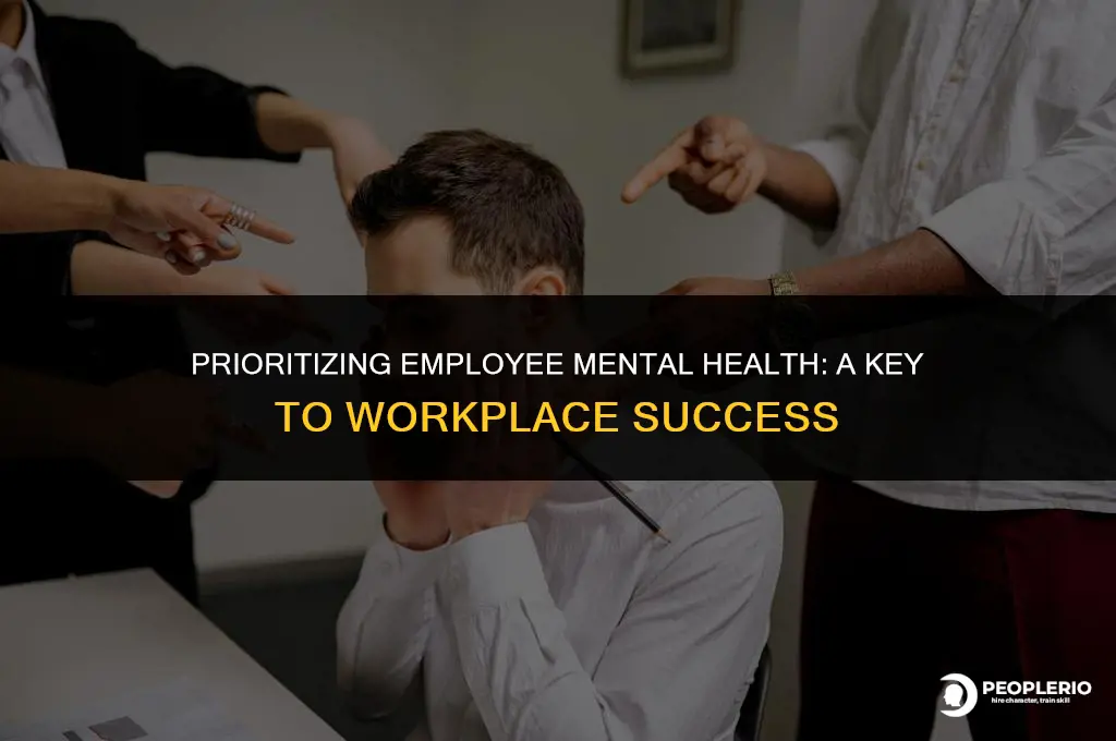 why is employee mental health important