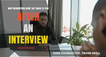 The Silent Aftermath: Why Recruiters Don't Get Back to You After an Interview