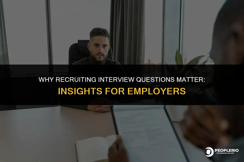 why recruiting interview question