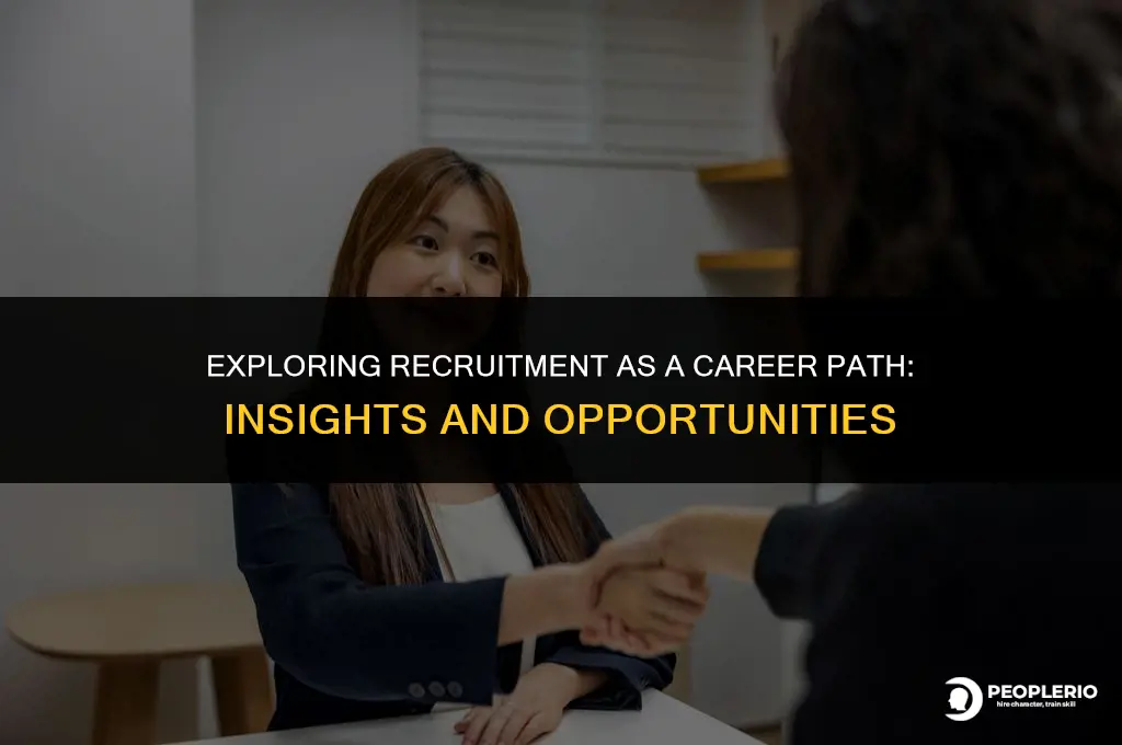 why recruitment as a career interview question