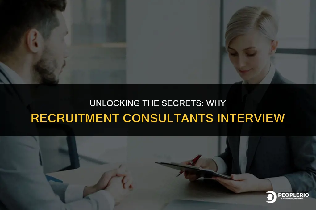 why recruitment consultant interview